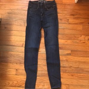 American eagle super stretch jeggings (long)